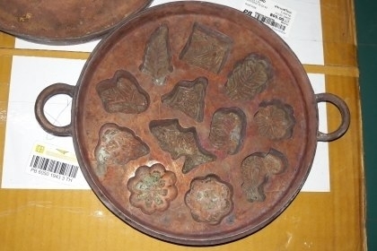 ขายเตาทำขนมงานเก่าทำจากทองเหลืองทั้งตัวมีฝาครอบ