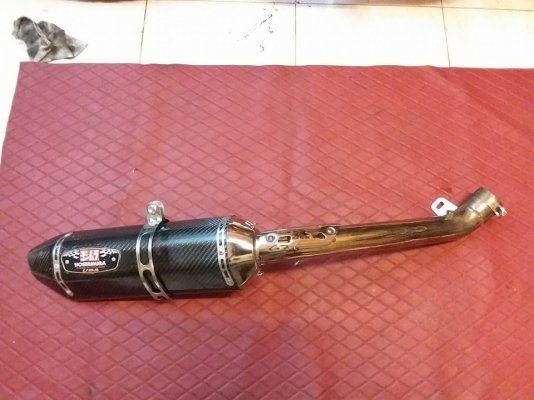 ขายท่อ yoshimura r77 สลิปออนแท้ ใส่ตะกูล k