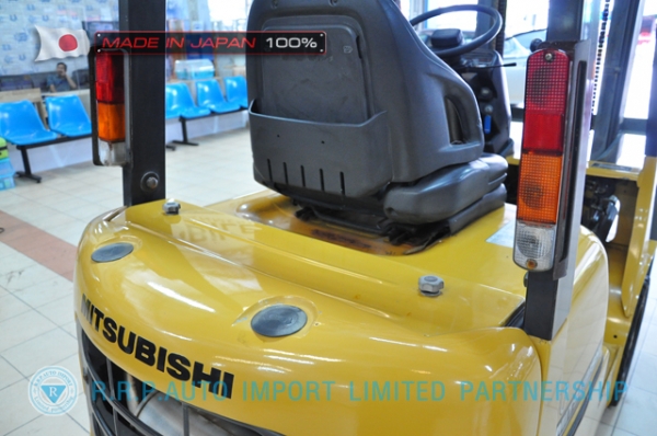 ขายรถโฟล์คลิฟท์มือสอง  MITSUBISHI รุ่น  FG10D-00885 นำเข้าจากประเทศญี่ปุ่น 100\% ไม่เคยใช้งานในไทย