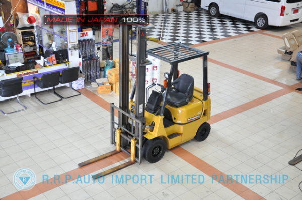 ขายรถโฟล์คลิฟท์มือสอง  MITSUBISHI รุ่น  FG10D-00885 นำเข้าจากประเทศญี่ปุ่น 100\% ไม่เคยใช้งานในไทย