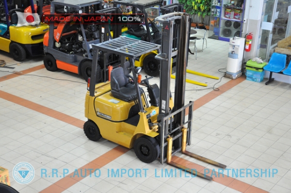 ขายรถโฟล์คลิฟท์มือสอง  MITSUBISHI รุ่น  FG10D-00885 นำเข้าจากประเทศญี่ปุ่น 100\% ไม่เคยใช้งานในไทย