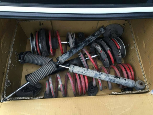 ขายโช๊คพร้อมสปริง หน้า-หลัง  BMW 318i e46