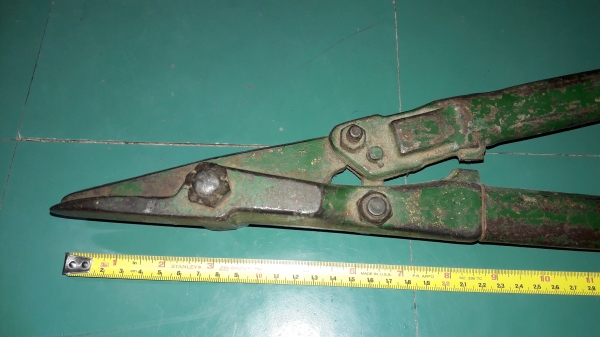 ขายกรรไกรตัดแผ่นเหล็กแบนงานเก่ายุโรป