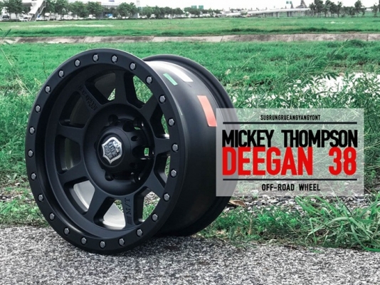 ล้อแม็กซ์ MICKEY THOMPSON DEEGAN 38 ขอบ16 นิ้ว วงละ 7,500 บาท