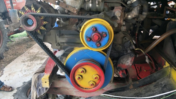 ขายรถเกี่ยว พร้อมเทลเล่อ 10ล้อ หน้ายาว