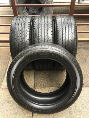 ยาง Bridgestone 215 55 17 ปลายปี15 ดอกเต็ม ไม่มีปะ เนื้อนิ่มๆ ราคาไม่แพง