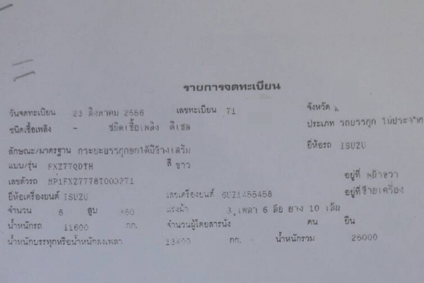 360 แรง ปี56 รถบรรทุกทราย รถสวยเดิมๆ ไมล์ประมาณ 4 แสนกว่าๆ เล่มพร้อม