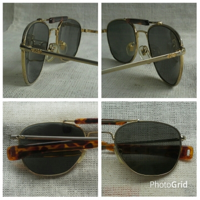 แว่นตาอเมริกันเสืออากาศ ยุค &#039;90s  ตัวจ่าฝูง!  Vintage AO Skymaster handmade in USA
