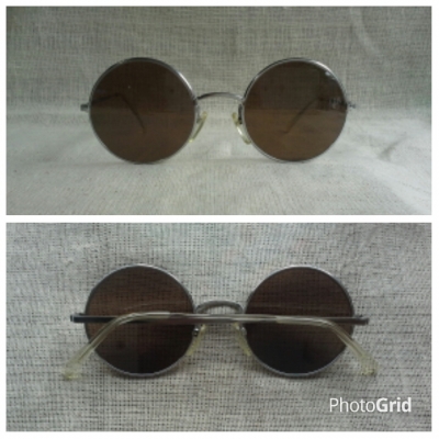 แว่นตาเฟรนช์วินเทจ ค.ศ.1983  โมเดลอาร์ติสท์ &#039;หยดน้ำ จอห์น เลนนอน&#039;  Vintage LOGO Paris handmade in France