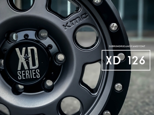 XD126 ขอบ16 สีMATT GREY W/BLACK/RING XD126 ขอบ16 สีMATT GREY W/BLACK/RING