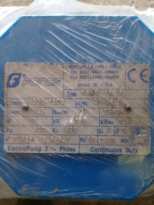 ปั้มน้ำสภาพใหม่10แรง3เฟส