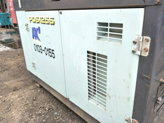 PDS125SC-ปั๊มลม มือสอง Screw compressor 7 bar 125cfm. Diesel Engine by OEK