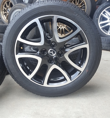 ขายล้อ Mazda2 TOP16(หน้าเงาดำ)พร้อมยาง 4 ล้อ ขายล้อ Mazda2 TOP16(หน้าเงาดำ)พร้อมยาง 4 ล้อ