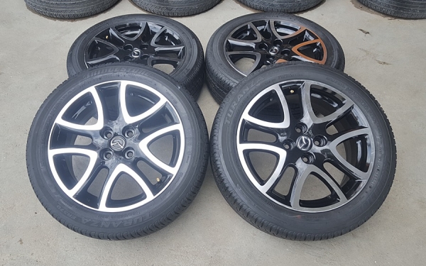 ขายล้อ Mazda2 TOP16(หน้าเงาดำ)พร้อมยาง  4 ล้อ