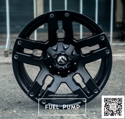 FUEL PUMP ขอบ20X9 ET+20 สีดำด้าน FUEL PUMP ขอบ20X9 ET+20 สีดำด้าน