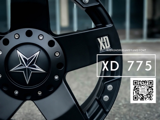 XD775 KMC ขอบ20 นิ้ว ET12 สีดำด้าน