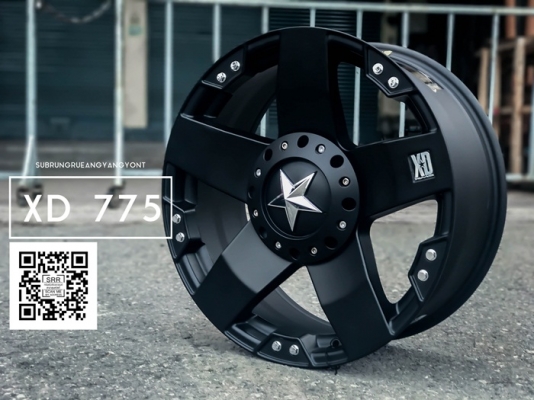 XD775 KMC ขอบ20 นิ้ว ET12 สีดำด้าน