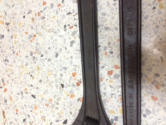 Re: ประแจเลื่อน15นิ้ว BAHCO เอาไปเลยสองตัว