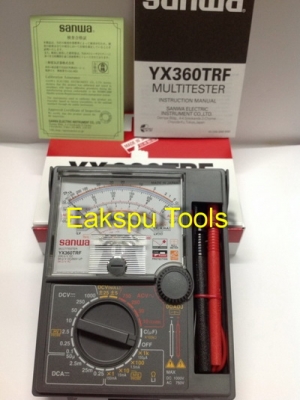 มัลติมิเตอร์ SANWA รุ่น YX360TRF Made In Japan มัลติมิเตอร์ SANWA รุ่น YX360TRF Made In Japan