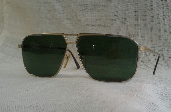แว่นตาวินเทจผู้ดีอังกฤษ ยุค &#039;90s   โมเดล &#039;นักบิน&#039; สุดหล่อ!  Vintage CONTINENTAL handmade in England  บิ๊กไซซ์!