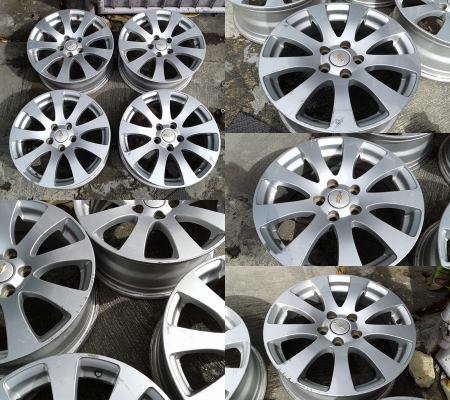 แม็ก Accord G9 ขอบ 17/Mazda3 -18/Wed&#039;S18/Bridgestone18/Captiva 17 ราคา 3900-6900 บาท