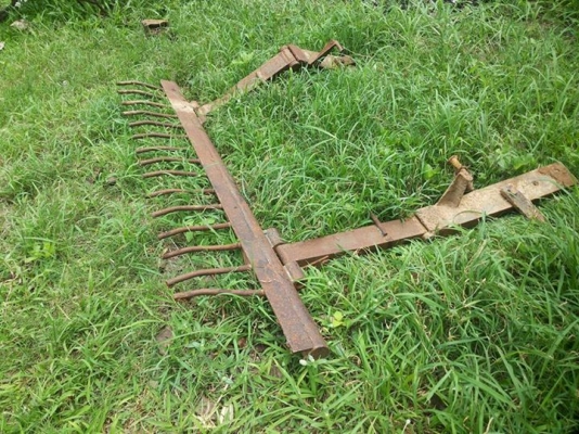 ขายตามสภาพ คราดรถไถ ใส่มากับรถไถ 34 แรง คูโบต้า