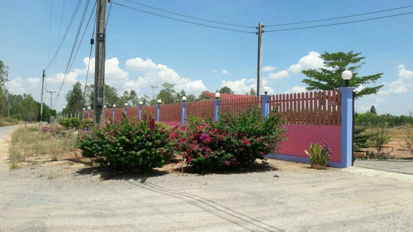 ขายบ้านพร้อมที่ดิน อ.จอมบึง จ.ราชบุรี เนื้อที่ 7 ไร่เต็ม เป็นโฉนดที่ดินติดถนนลาดยาง อยู่ห่างจากมหาวิทยาลัยราชภัฏจอมบึงประมาณ 8 ก.ม. วิ่งไปทะลุสวนผึ้งได้ มีบ้านพักอาศัยชั้นเดียว 1 หลัง ติดแอร์ทั้งสองห้องเลย และในบ้านมีเฟอร์นิเจอร์ไม้สักหลายชิ้นให้หมด และบ้