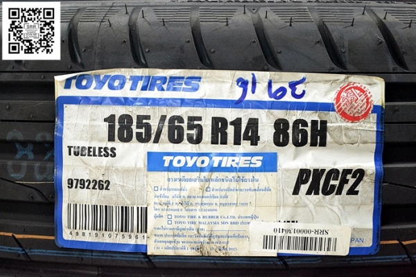 TOYO CF2 185/65R14 เส้นละ 2,450 บาท TOYO CF2 185/65R14 เส้นละ 2,450 บาท