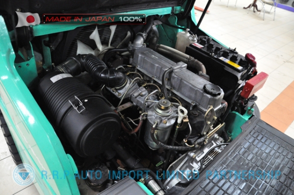 ขายรถโฟล์คลิฟท์มือสอง MITSUBISHI รุ่น FD35AT-50072 นำเข้าจากประเทศญี่ปุ่น 100\% ไม่เคยใช้งานในไทย