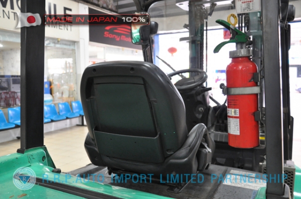 ขายรถโฟล์คลิฟท์มือสอง MITSUBISHI รุ่น FD35AT-50072 นำเข้าจากประเทศญี่ปุ่น 100\% ไม่เคยใช้งานในไทย