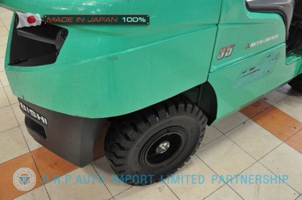 ขายรถโฟล์คลิฟท์มือสอง MITSUBISHI รุ่น FD35AT-50072 นำเข้าจากประเทศญี่ปุ่น 100\% ไม่เคยใช้งานในไทย