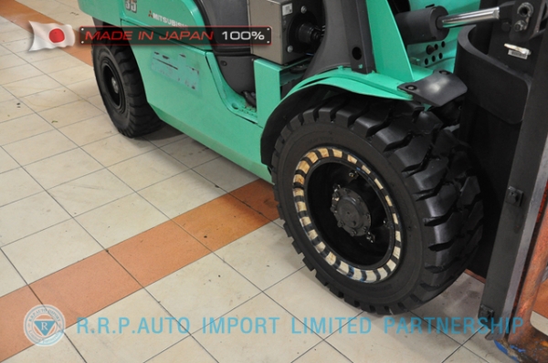 ขายรถโฟล์คลิฟท์มือสอง MITSUBISHI รุ่น FD35AT-50072 นำเข้าจากประเทศญี่ปุ่น 100\% ไม่เคยใช้งานในไทย