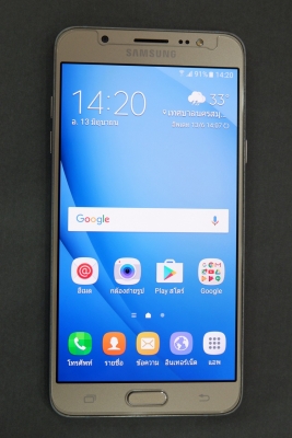Samsung Galaxy J7 (2016) สีทอง สภาพใหม่ ประกันศูนย์ถึง ม.ค.61 มีที่ชาร์ท ส่งฟรี