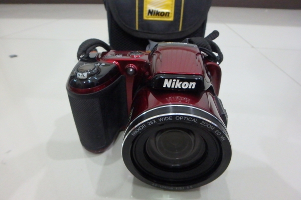 กล้องซูม Nikon L810 สีแดง 16 MP Mem 16 GB ซูมได้ 26 เท่า สภาพใหม่ ส่งฟรี