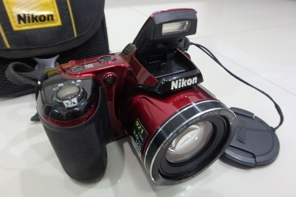กล้องซูม Nikon L810 สีแดง 16 MP Mem 16 GB ซูมได้ 26 เท่า สภาพใหม่ ส่งฟรี