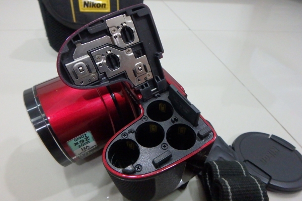 กล้องซูม Nikon L810 สีแดง 16 MP Mem 16 GB ซูมได้ 26 เท่า สภาพใหม่ ส่งฟรี
