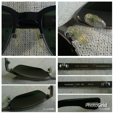 แว่นตาคลับมาสเตอร์ แบรนด์หรู ผู้ดีอังกฤษ  Authentic TED BAKER handmade in England