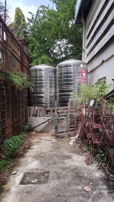 ถังน้ำสแตนเลสขนาด 4000 ลิตรสภาพพร้อมใช้