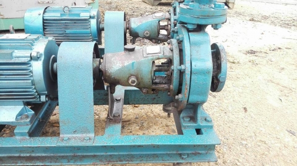 ปั้มน้ำหอยโข่งแรงดัน SPP Made in ENGLAND มอเตอร์ 7.5 HP 2860 RPM 380V ท่อ 2" HEAD 50 m พร้อมใช้