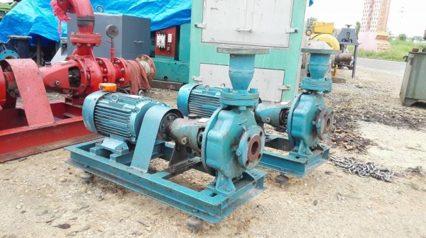 ปั้มน้ำหอยโข่งแรงดัน SPP Made in ENGLAND มอเตอร์ 7.5 HP 2860 RPM 380V ท่อ 2" HEAD 50 m พร้อมใช้