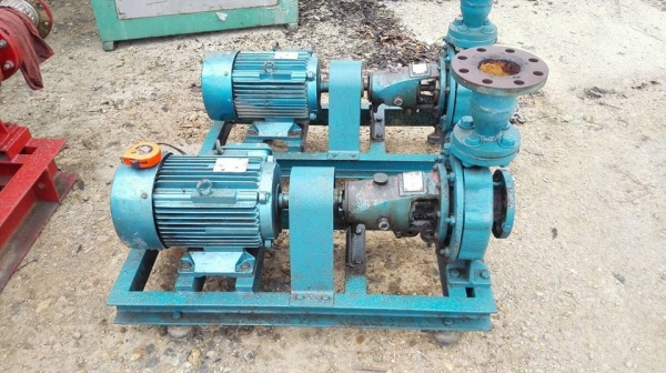 ปั้มน้ำหอยโข่งแรงดัน SPP Made in ENGLAND มอเตอร์ 7.5 HP 2860 RPM 380V ท่อ 2" HEAD 50 m พร้อมใช้