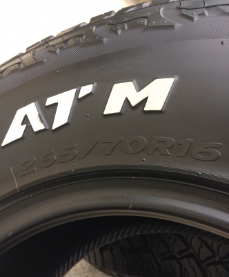 ขายยาง AT 265/70/16 ปลายปี 16 สวยๆ ขายยาง AT 265/70/16 ปลายปี 16 สวยๆ