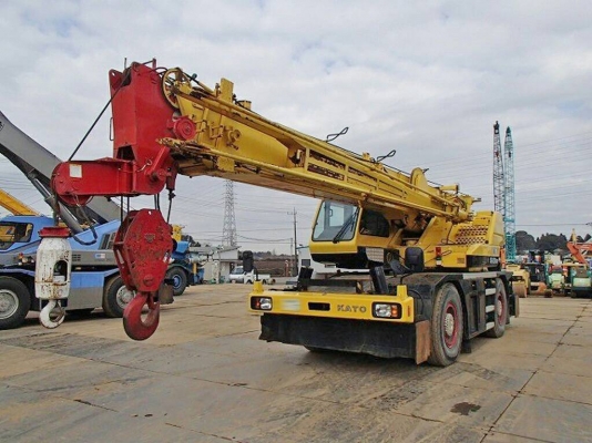 ขายรถเครน kato kr25h v6 ปี 2003 เก่าญี่ปุ่น พร้อมใช้งาน