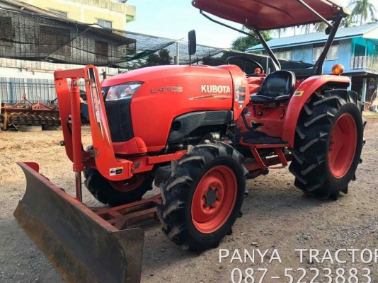 รถเข้าใหม่#ปัญญาแทรคเตอร์..จัดมาให้ครับ ด่วน 385,000 บาท.คูโบต้าL4708ใบมีดคานล่าง พร้อม ผานพรวน6&times;24สีเดิมๆ สภาพเดิมๆ พร้อมใช้ จัดส่ง อ.เถิน จ.ลำปาง