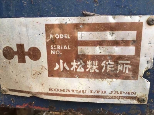 KOMATSU PC200-5 ไฟฟ้าครบ 585,000 บาท เครื่องดี ปั้มดี โช่หนา เอวแน่น ช่วงล่างเต็ม แอร์มี เอกสารเล่มทะเบียน  รถอยู่ จ.ร้อยเอ็ด โทร &amp;ไอดีไลน์ 0610710295