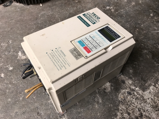 ขายตัวปรับรอบมอเตอร์ Inverter Teco 7.5HP. 380V สภาพสวยตัดจากตู้ พร้อมใช้งาน