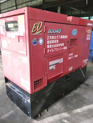 SDG45S EQ-เครื่อง ปั่นไฟ มือ สอง Airman ขนาด generator 37/45kva. Diesel Engine by OEK