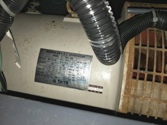 SDG45S EQ-เครื่อง ปั่นไฟ มือ สอง Airman ขนาด generator 37/45kva. Diesel Engine by OEK