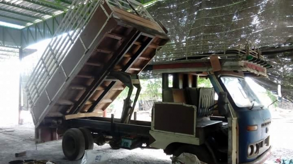 ขายรถเกษตร6ล้อดั้มใหญ่เครื่องอีสุสุ110แรง