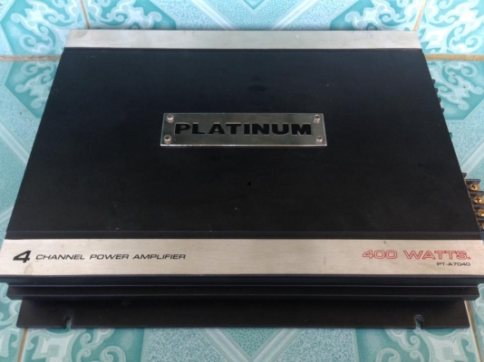 แอมป์4ch PLATINUM ขาย 1350 บาท ของใช้งานปกติทุกรายการสนใจ0892425454 อยู่สระบุรื